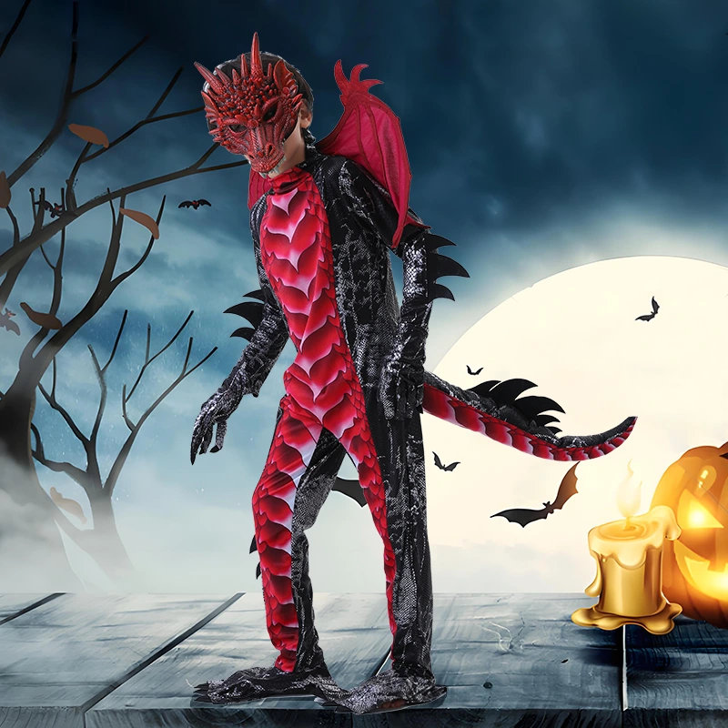Trang phục Halloween dành cho trẻ em diễu hành Halloween với đôi cánh có thể tháo rời